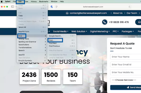 Go-to-Edit-then-Find-then-Find