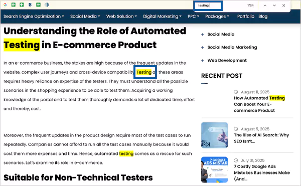 Keyboard-shortcut-method-to-search-for-words