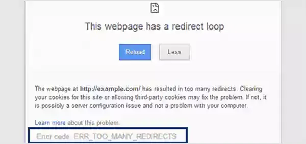 This-webpage-has-a-redirect-loop-error