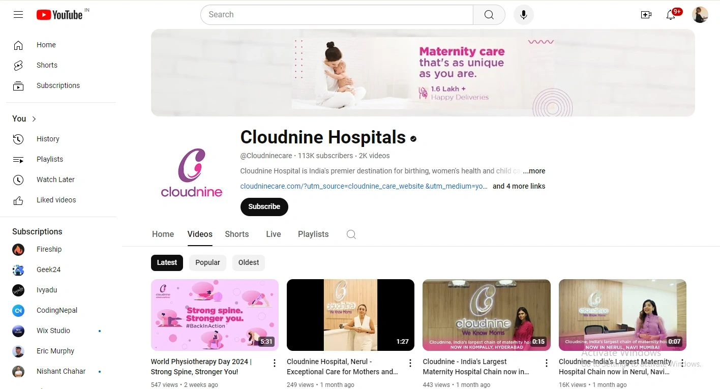 Cloudnine Hospitals