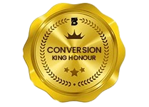 Conversion King Honour for high conversion rate optimization success