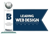 Leading Web Design Trophy